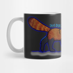 Day 12- Cartoon Red Panda Mug